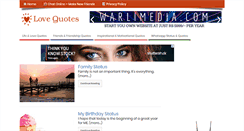 Desktop Screenshot of lovequotes.net.in